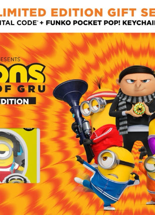 Minions: The Rise Of Gru: Exclusive Limited Edition Giftset (Blu-ray/DVD)(w/Funko Pop Keychain)