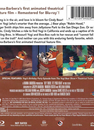 Hey There, It's Yogi Bear!: Warner Archive Collection (Blu-ray)