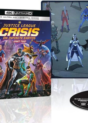 Justice League: Crisis On Infinite Earths, Part Two: Limited Edition (4K Ultra HD)(SteelBook)