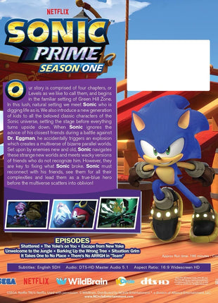 Sonic Prime: Season One (Blu-ray)