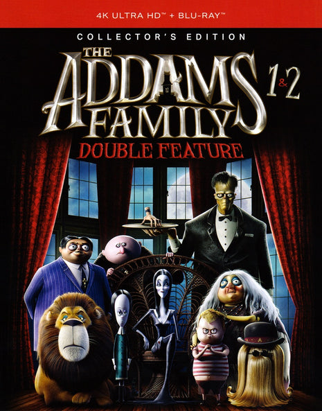 Addams Family 1 & 2 Double Feature: Collector's Edition (4K Ultra HD/Blu-ray): The Addams Family / The Addams Family 2