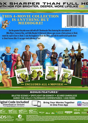 Shrek 4-Movie Collection (4K Ultra HD): Shrek / Shrek 2 / Shrek The Third / Shrek Forever After
