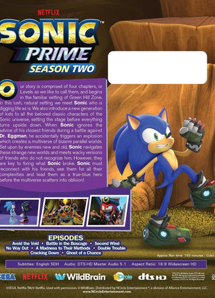 Sonic Prime: Season Two (Blu-ray)