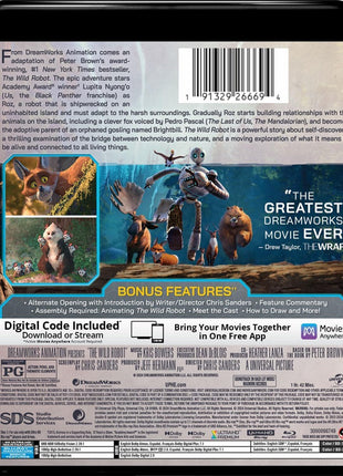 Wild Robot (4K Ultra HD/Blu-ray)