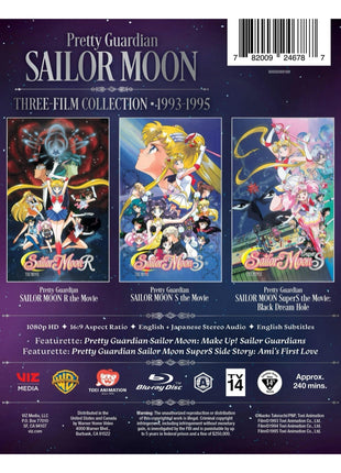 Sailor Moon: Three-Film Collection (Blu-ray)