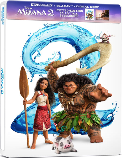 Moana 2: Limited Edition (4K Ultra HD/Blu-ray)(SteelBook)