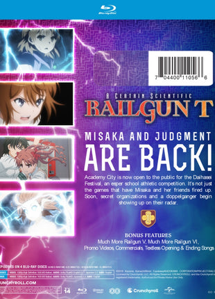 Certain Scientific Railgun T: Season 3 (Blu-ray)