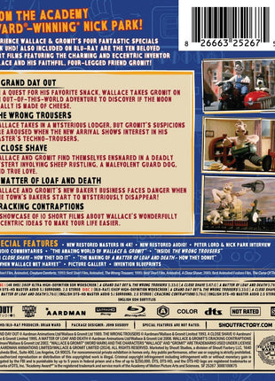 Wallace & Gromit: The Complete Cracking Collection (4K Ultra HD/Blu-ray)