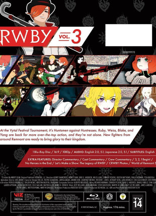 RWBY: Volume 3 (Blu-ray)(Reissue)