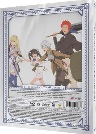 Is It Wrong To Try To Pick Up Girls In A Dungeon?: Season 1: Collector's Limited Edition (Blu-ray)(SteelBook)