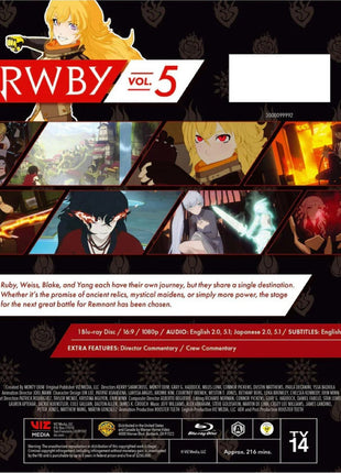 RWBY: Volume 5 (Blu-ray)(Reissue)