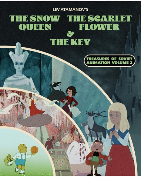 Treasures Of Soviet Animation Vol. 2 (Blu-ray): Lev Atamanov's The Snow Queen, The Scarlet Flower & The Key