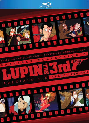 Lupin The 3rd: Specials Collection 1, Specials 1-5 (Blu-ray): Bye Bye Lady Liberty / The Hemingway Papers / Napoleon's Dictionary / From Siberia With Love / Voyage To Danger