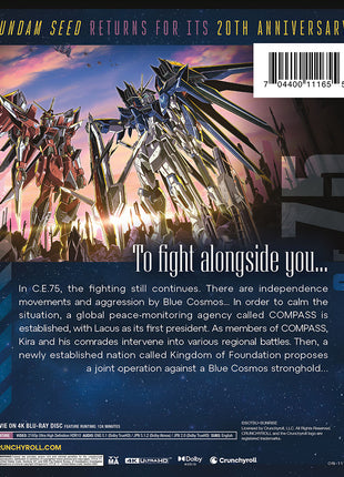 Mobile Suit Gundam SEED Freedom: Limited Edition (4K Ultra HD)(SteelBook)