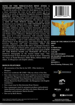 Song Of The Miraculous Hind (4K Ultra HD/Blu-ray)