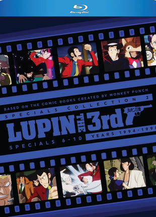 Lupin The 3rd: Specials Collection 2, Specials 6-10 (Blu-ray): Bye Dragon Of Doom / Pursuit Of Harimao's Treasure / The Secret Of The Twilight Gemini / Island Of Assassins / Tokyo Crisis