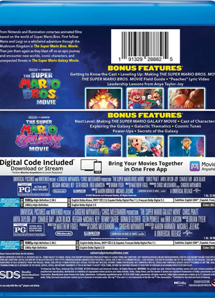 Super Mario 2-Movie Collection (Blu-ray): The Super Mario Bros. Movie / The Super Mario Galaxy Movie