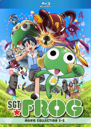 Sgt. Frog: Movie Collection 1-5 (Blu-ray): The Super Movie / The Deep Sea Princess / Keroro vs. Keroro Great Sky Duel / Gekishin Dragon Warriors / Creation! Ultimate Keroro, Wonder Space-Time Island