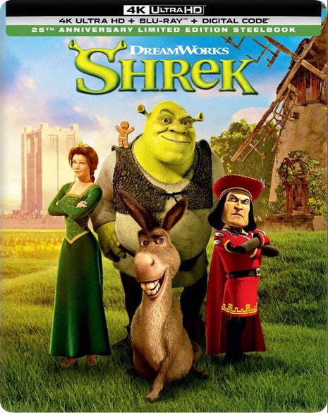 Shrek: 25th Anniversary Limited Edition (4K Ultra HD/Blu-ray)(SteelBook)