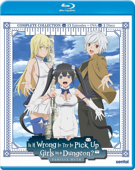 Is It Wrong To Try To Pick Up Girls In A Dungeon?: Complete Collection (Blu-ray)(Reissue)