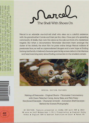 Marcel The Shell With Shoes On (4K Ultra HD)