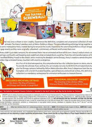 Tex Avery: The Definitive Screwball Classics Collection: Warner Archive Collection (Blu-ray)