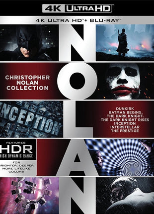Christopher Nolan Collection (4K Ultra HD/Blu-ray): Dunkirk / Batman Begins / The Dark Knight / The Dark Knight Rises / Inception / Interstellar / The Prestige