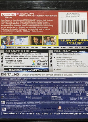 Eddie The Eagle (4K Ultra HD/Blu-ray)