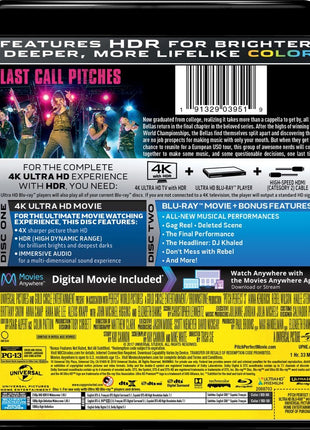Pitch Perfect 3 (4K Ultra HD/Blu-ray)