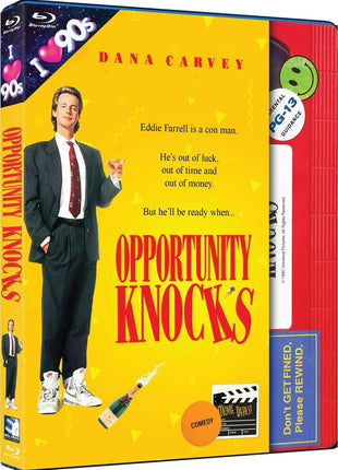 Opportunity Knocks: Retro VHS '90s Style Look Packaging (Blu-ray)
