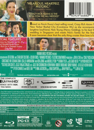 Crazy Rich Asians (4K Ultra HD/Blu-ray)