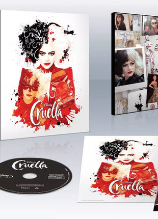 Cruella: Limited Art Edition (4K Ultra HD/Blu-ray)(w/Foil-Etched Prints)