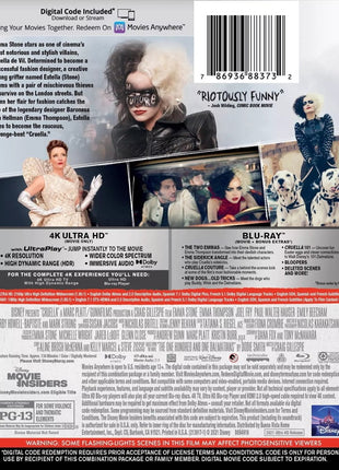 Cruella: Limited Art Edition (4K Ultra HD/Blu-ray)(w/Foil-Etched Prints)
