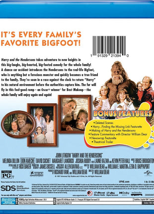 Harry And The Hendersons (Blu-ray)(Reissue)