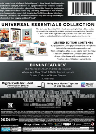 Animal House: Universal Essentials Collection: Limited Edition (4K Ultra HD/Blu-ray)