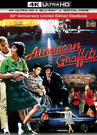 American Graffiti: 50th Anniversary Edition: Limited Edition (4K Ultra HD/Blu-ray)(SteelBook)