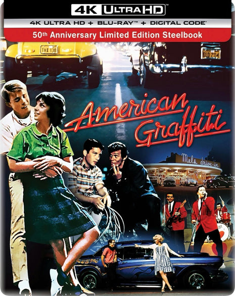 American Graffiti: 50th Anniversary Edition: Limited Edition (4K Ultra HD/Blu-ray)(SteelBook)