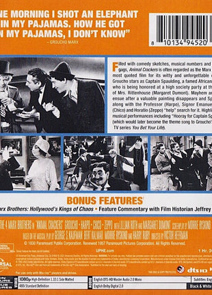Animal Crackers (Blu-ray)
