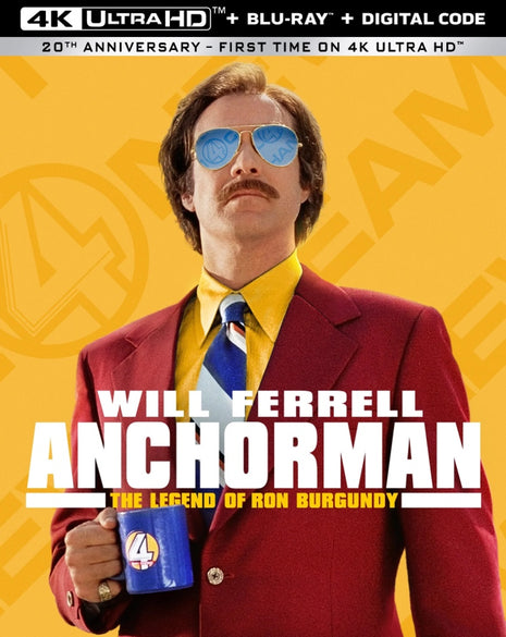 Anchorman: The Legend Of Ron Burgundy: 20th Anniversary (4K Ultra HD/Blu-ray)