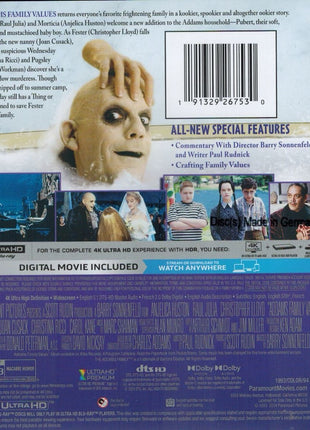 Addams Family Values (4K Ultra HD)