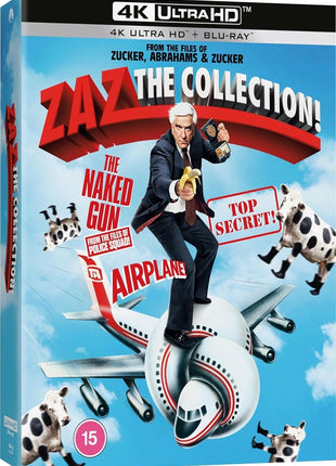 ZAZ: The Collection!: Limited Edition (4K Ultra HD-UK/Blu-ray-UK): Airplane! / Top Secret! / Naked Gun: From The Files Of Police Squad!