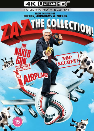 ZAZ: The Collection!: Limited Edition (4K Ultra HD-UK/Blu-ray-UK): Airplane! / Top Secret! / Naked Gun: From The Files Of Police Squad!