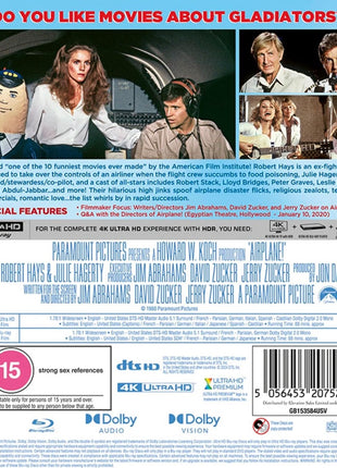 Airplane! (4K Ultra HD-UK/Blu-ray-UK)