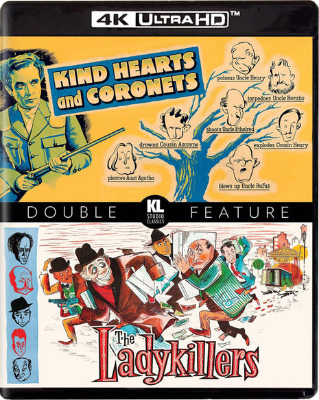 Alec Guinness: Masterpiece Collection  (4K Ultra HD/Blu-ray): Kind Hearts And Coronets / The Ladykillers / The Lavender Hill Mob / The Man In The White Suit