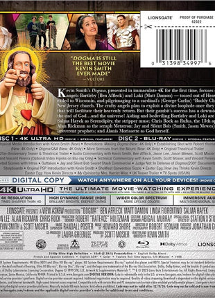 Dogma: 25th-Anniversary Edition (4K Ultra HD/Blu-ray)