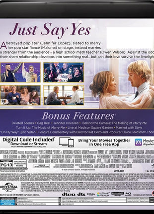 Marry Me (2022)(4K Ultra HD/Blu-ray)