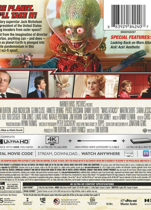 Mars Attacks! (4K Ultra HD)
