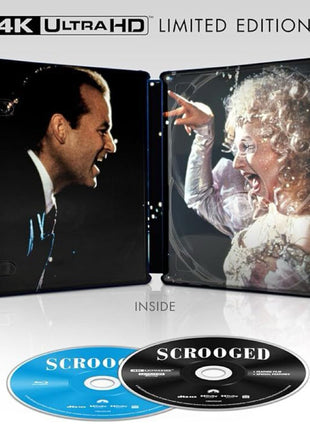 Scrooged: Limited Edition (4K Ultra HD/Blu-ray)(SteelBook)