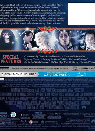 Scrooged: Limited Edition (4K Ultra HD/Blu-ray)(SteelBook)