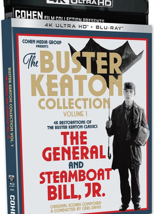 Buster Keaton Collection: Volume 1 (4K Ultra HD/Blu-ray): The General / Steamboat Bill, Jr.